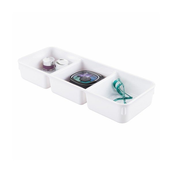 Biely organizér InterDesign Rain, dĺžka 34 cm-image-1