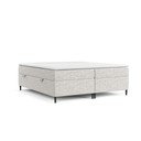 Svetlosivá boxspring posteľ s úložným priestorom 160x200 cm Araya – Maison de Rêve