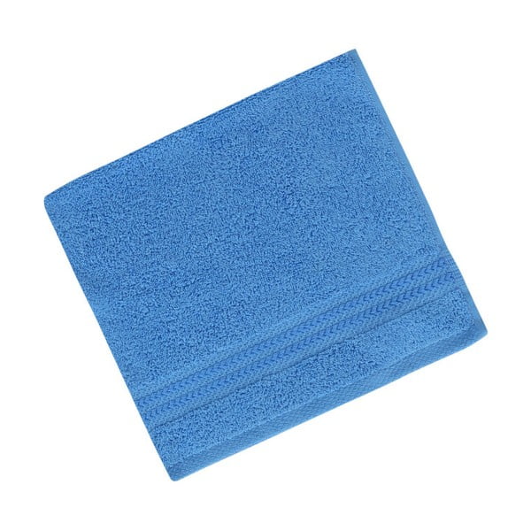 Modrý uterák z čistej bavlny Sky, 30 × 50 cm