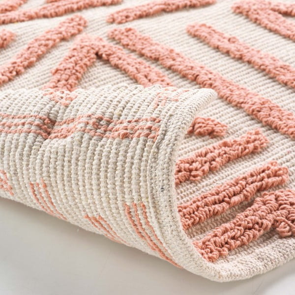 Ružovo-krémový prateľný koberec 60x90 cm Athena – douceur d'intérieur-image-3