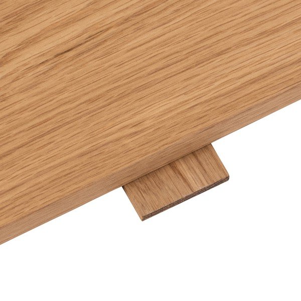 Prídavná doska k jedálenskému stolu v dekore duba 100x50 cm Atlantic – Actona-image-3