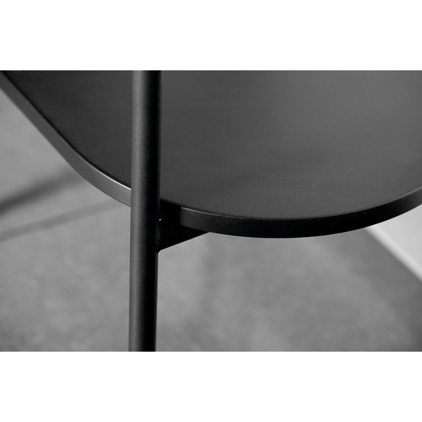 Čierny kovový podstavec pod umývadlo 40x82 cm Puno – Sapho-image-2