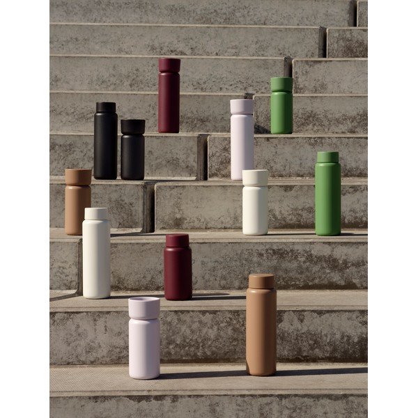 Vínovočervený termo hrnček z nehrdzavejúcej ocele 400 ml Singles – Zone-image-3