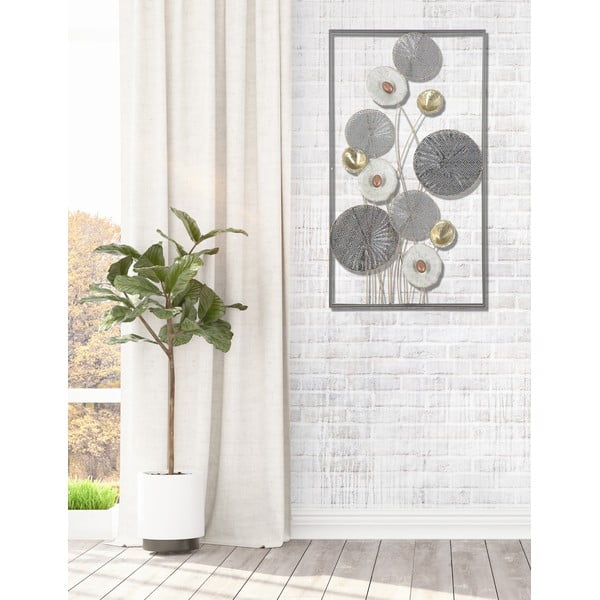 Nástenná kovová dekorácia Mauro Ferretti Grid, 50 × 90,5 cm-image-1