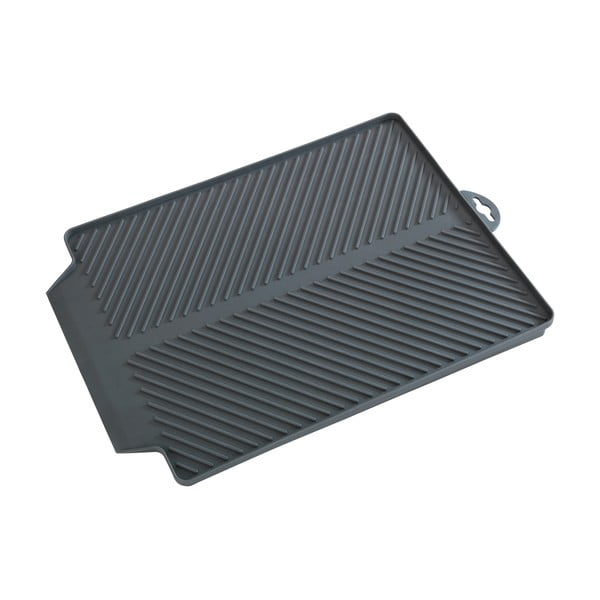 Sivá odkvapkávacia podložka na riad Wenko Linea-image-2