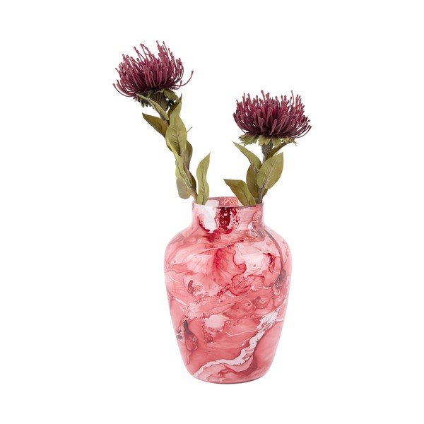 Svetločervená sklenená váza Blended – PT LIVING-image-2