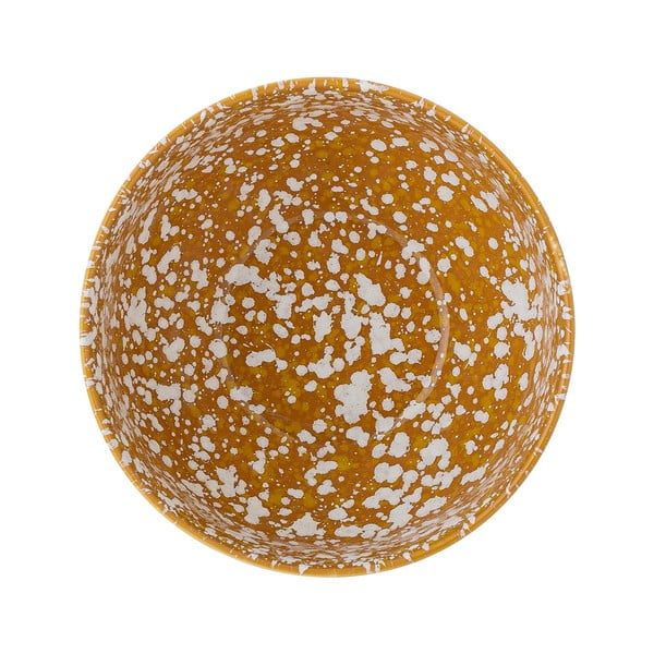 Oranžovo-biela kameninová miska Bloomingville Carmel, ø 15,5 cm-image-2