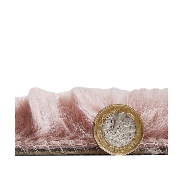 Ružový koberec Think Rugs Teddy, 120 x 170 cm-image-3