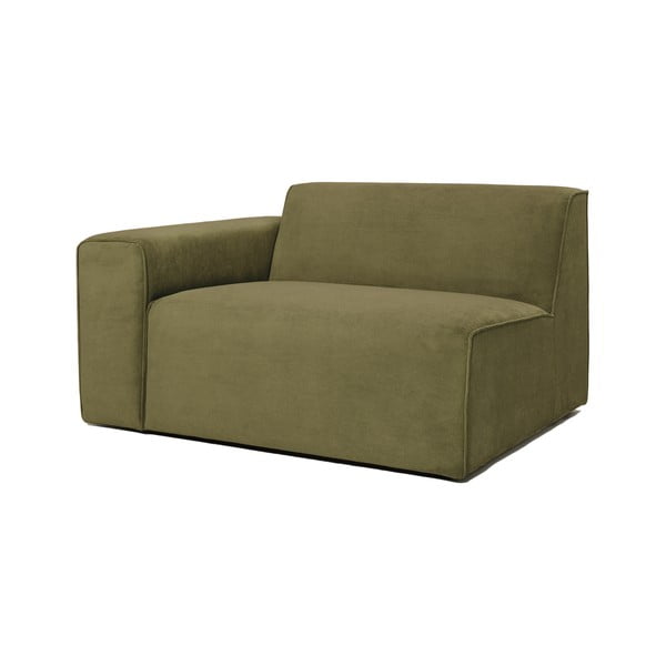 Zelený menčestrový modul pohovky (ľavý roh) Sting - Scandic-image-2