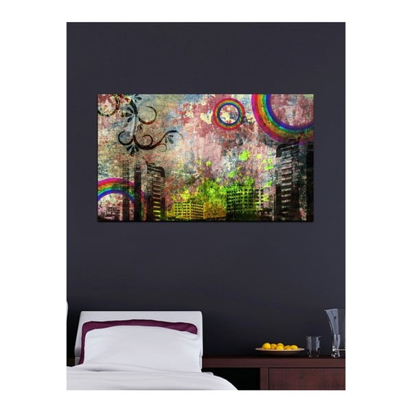 Obraz Grunge City, 41 x 70 cm
