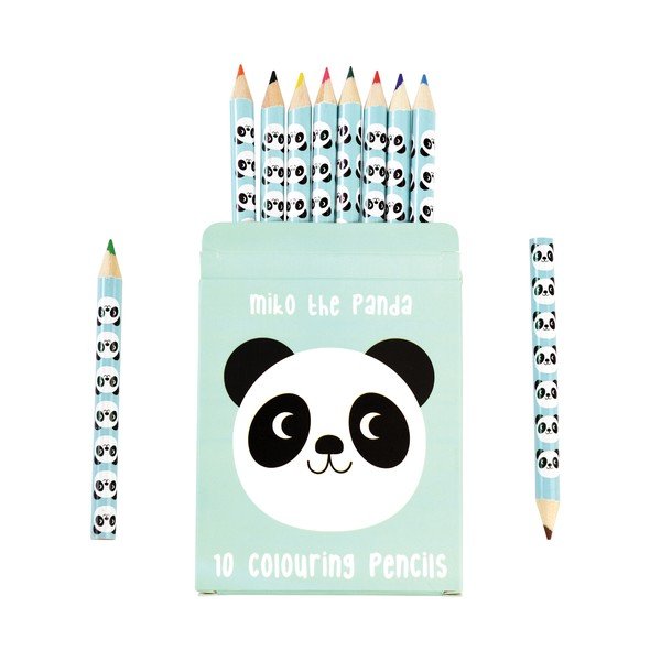 Sada 10 pasteliek v puzdre s pandou Rex London