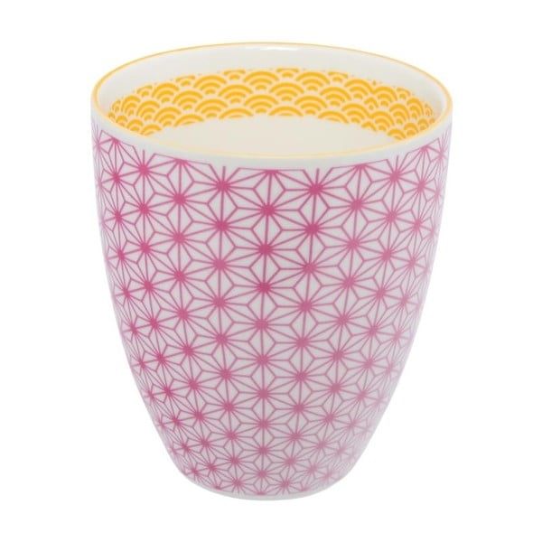 Fialovo-žltý porcelánový hrnček na čaj Tokyo Design Studio Star