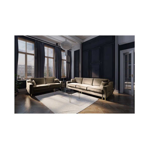 Béžová dvojmiestna pohovka Mazzini Sofas Marigold-image-3
