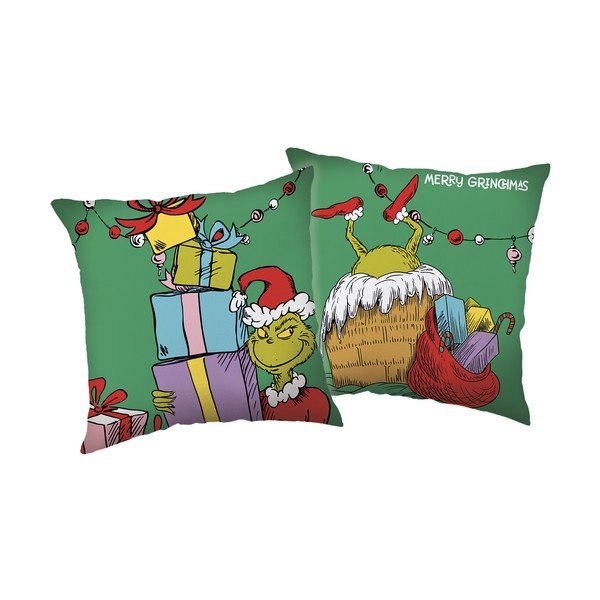 Detský vankúšik 40x40 cm Grinch – Jerry Fabrics