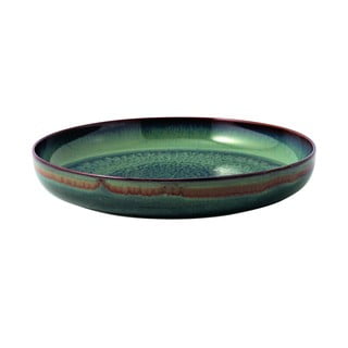Zelený porcelánový hlboký tanier Villeroy & Boch Like Crafted, ø 21,5 cm