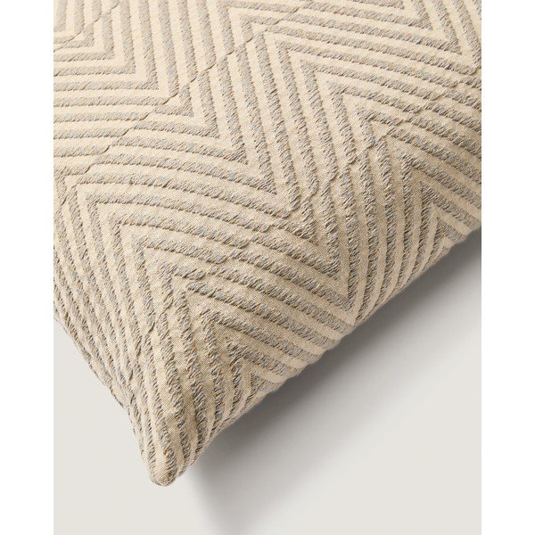 Žakárová obliečka na vankúš 50x50 cm Lunver – Kave Home-image-4