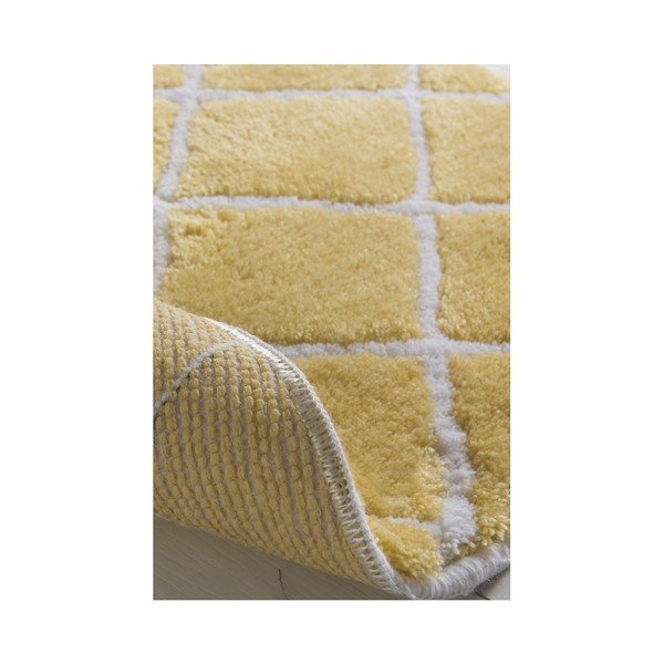 Žltá kúpeľňová predložka Russmo Ananas, 100 × 60 cm-image-1