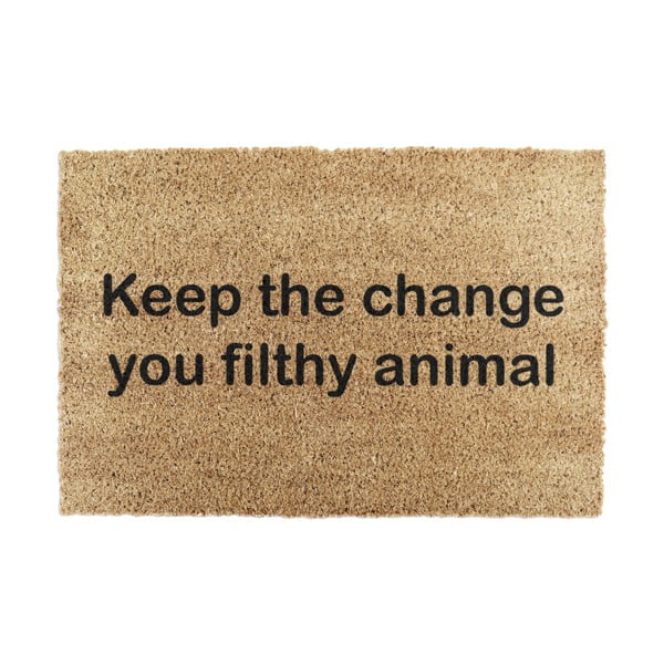 Rohožka z kokosového vlákna 40x60 cm Keep the Change – Artsy Doormats