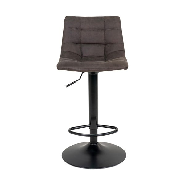 Tmavosivé čalúnené barové stoličky v súprave s nastaviteľnou výškou 2 ks (výška sedadla 63 cm) Middelfart – House Nordic-image-2
