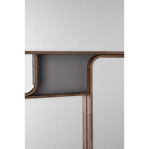 Nástenné zrkadlo s dreveným rámom 120x70 cm Cordelia – Dutchbone-image-3