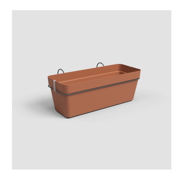 Závesný samozavlažovací kvetináč z recyklovaného plastu 50 cm Capri – Artevasi-image-1