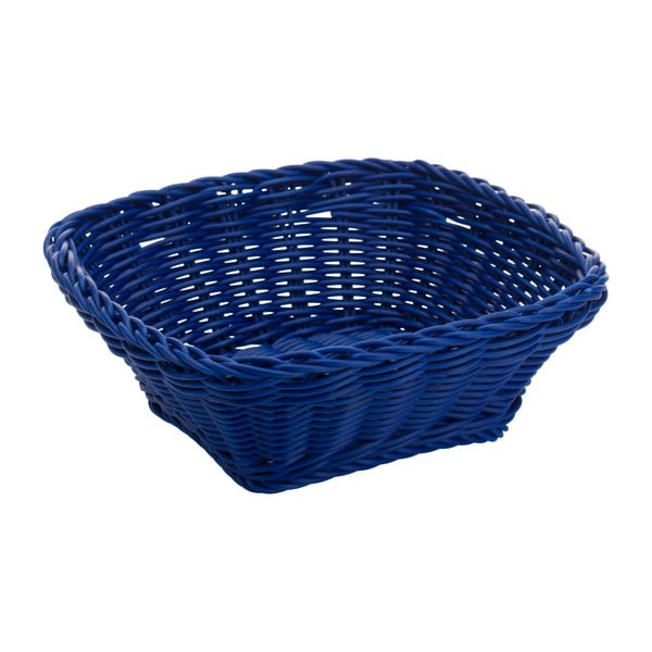 Modrý stolový košík Saleen, 19 × 19 cm