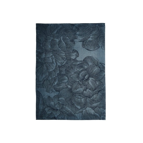 Modrá kuchynská utierka z bavlny Södahl Rose, 50 x 70 cm