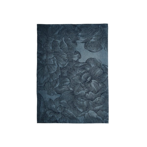 Modrá kuchynská utierka z bavlny Södahl Rose, 50 x 70 cm