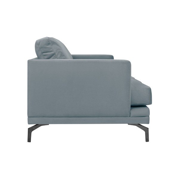 Sivá trojmiestna pohovka s podnožou v čiernej farbe Windsor & Co Sofas Jupiter-image-3
