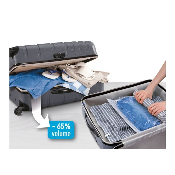 Balenie 3 cestovných vákuových vriec Domopak Travel-image-1