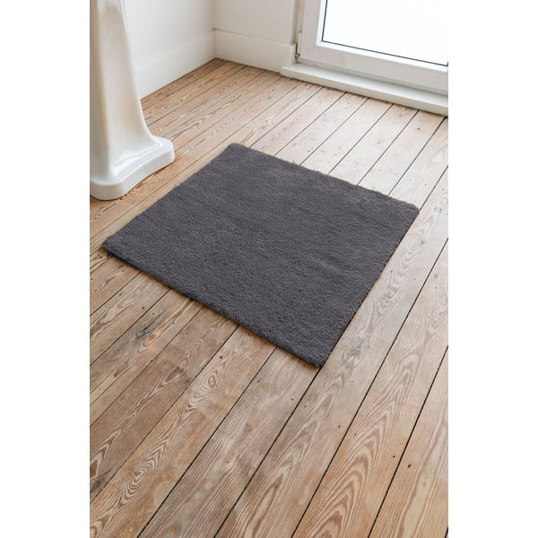 Sivá bavlnená kúpeľňová predložka Tiseco Home Studio Luca, 60 x 60 cm-image-1