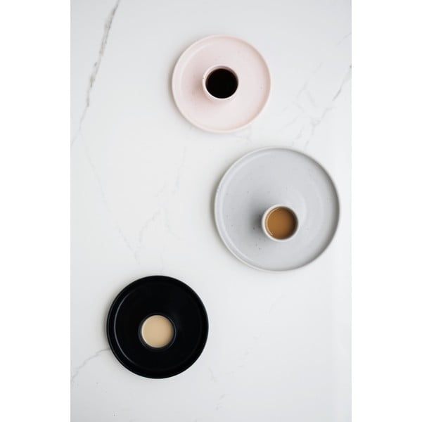 Čierny kameninový dezertný tanier ÅOOMI Luna, ø 17 cm-image-1