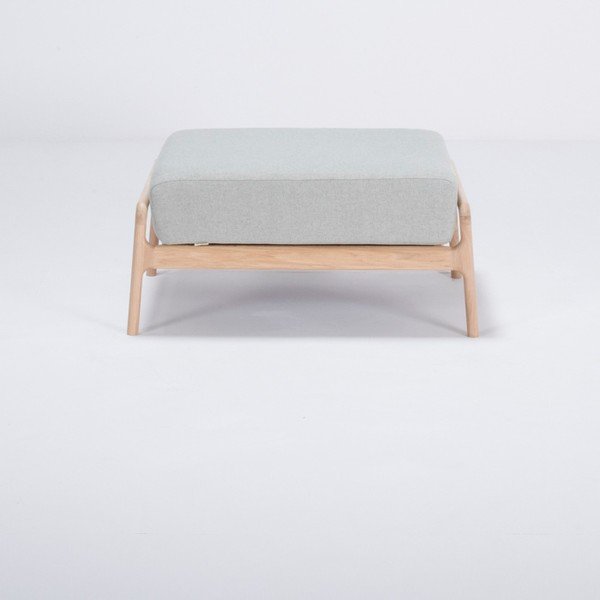 Modrosivá podnožka s konštrukciou z dubového dreva Gazzda Fawn-image-2