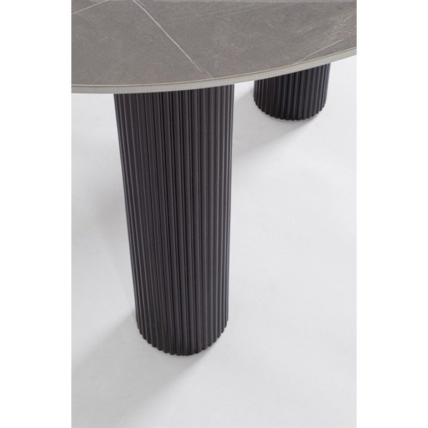 Okrúhly jedálenský stôl s doskou v dekore mramoru ø 120 cm Bamira – Yes Everyday-image-3