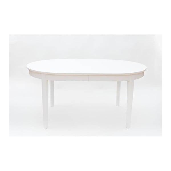 Biely rozkladací jedálenský stôl We47 Family, 165 - 265 × 105 cm