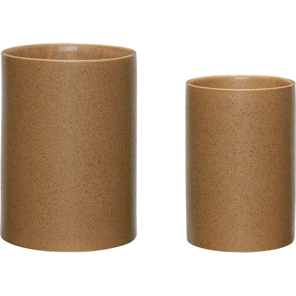 Keramické kvetináče v súprave 2 ks ø 18 cm Edna – Hübsch