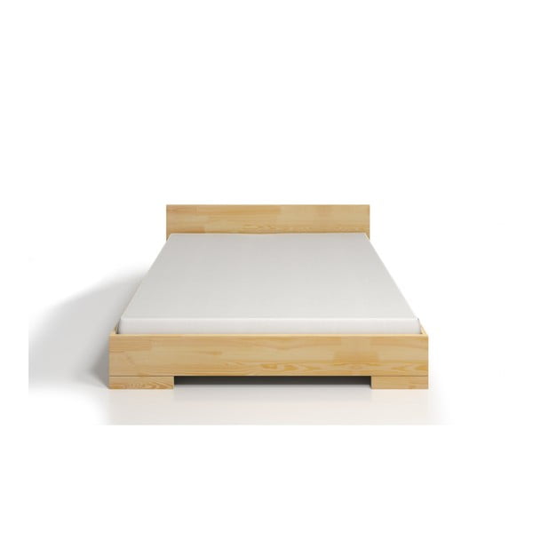 Dvojlôžková posteľ z borovicového dreva SKANDICA Spectrum Maxi, 200 × 200 cm-image-1