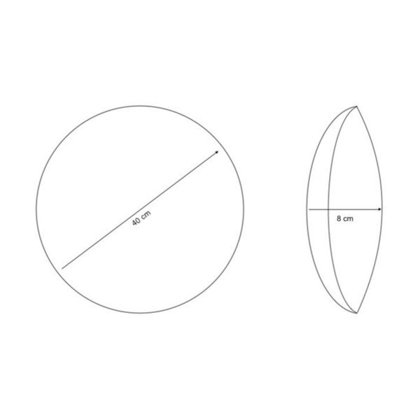 Dekoračný vankúš s baránkom ø 40 cm Sherpa – Casa Selección-image-2