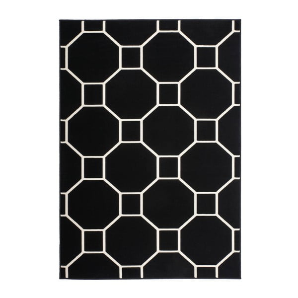 Čierno-biely koberec Kayoom Sentosa Elfe, 200 x 290 cm