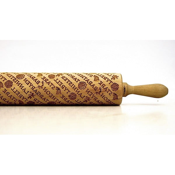 Drevený embosovaný valček na cesto Valek Game Of Thrones-image-1