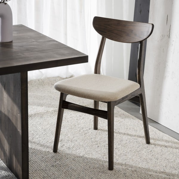 Hnedé jedálenské stoličky v súprave 2 ks Rodham - Rowico-image-1