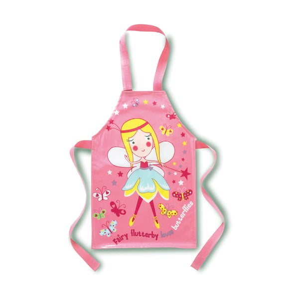 Ružová bavlnená detská zástera Cooksmart ® Fairy