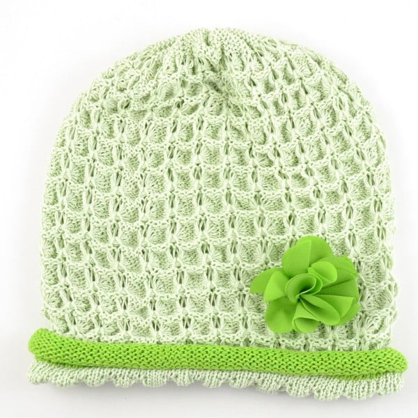 Dievčenská čapica Rulon, zelená