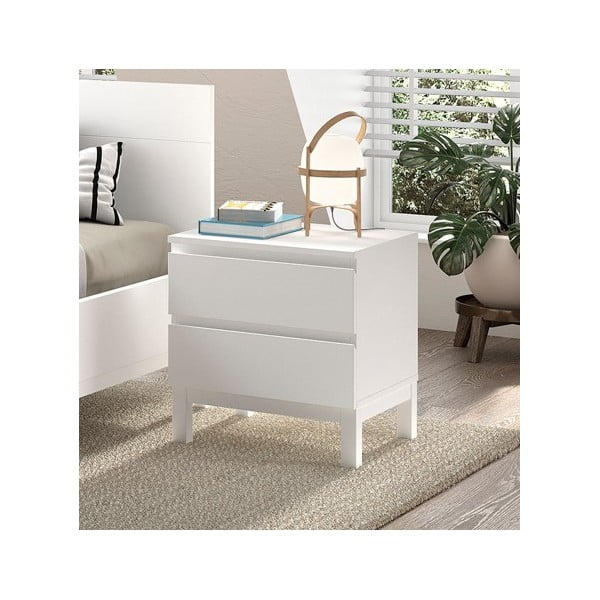 Biely detský nočný stolík Eva – Vipack-image-1