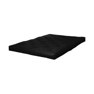 Čierny futónový matrac Karup Sandwich, 200 x 200 cm