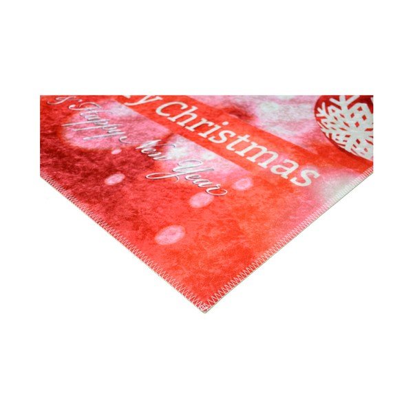 Červeno-biely koberec Vitaus Christmas Decorations, 50 × 80 cm-image-1