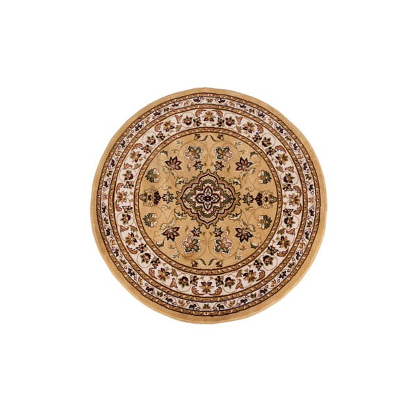 Béžový okrúhly koberec ø 133 cm Sherbone – Flair Rugs