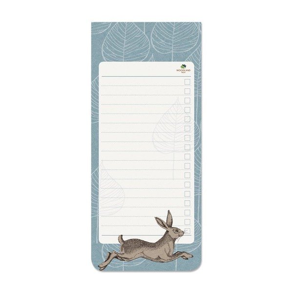 Poznámkový bloček s magnetom Go Stationery Woodland Hare To Do-image-1