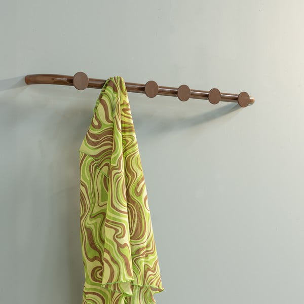 Tmavohnedý kovový nástenný vešiak 75 cm Retro – Spinder Design-image-4