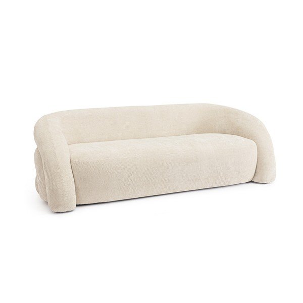 Krémovobiela ženilková pohovka 200 cm Clemence – Bizzotto-image-2